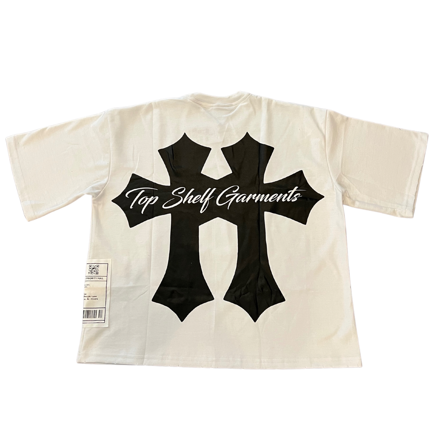 “KEEP FASHION HARD” TEE - WHITE