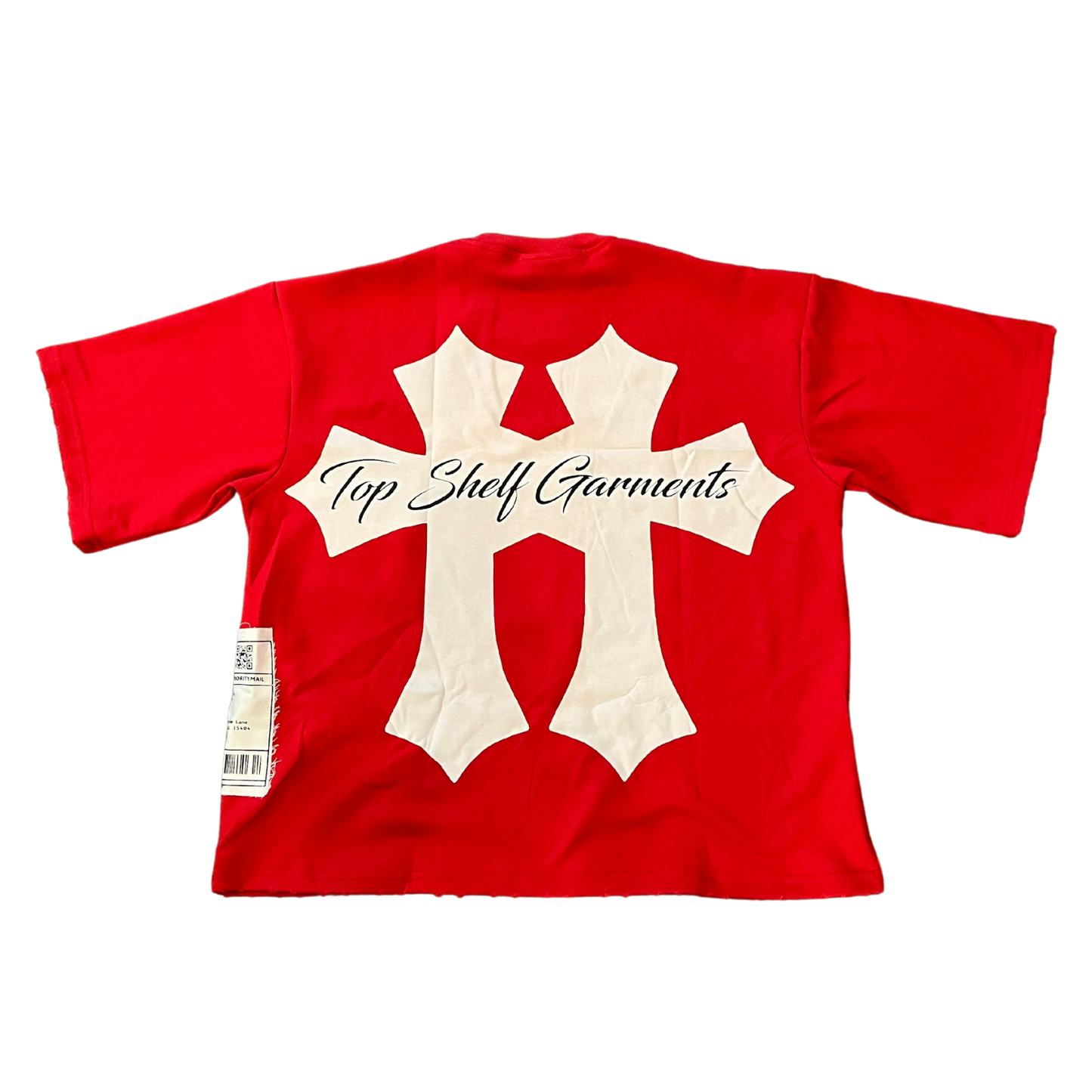 “KEEP FASHION HARD” TEE - RED