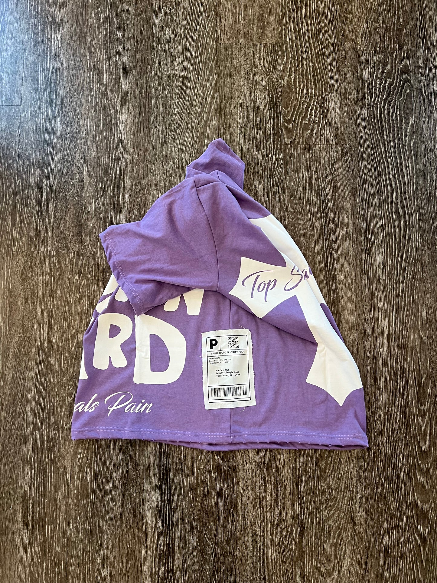 “KEEP FASHION HARD” Tee - Purple