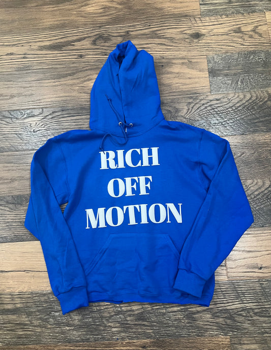 Rich Off Motion Hoodie - Blue/Black