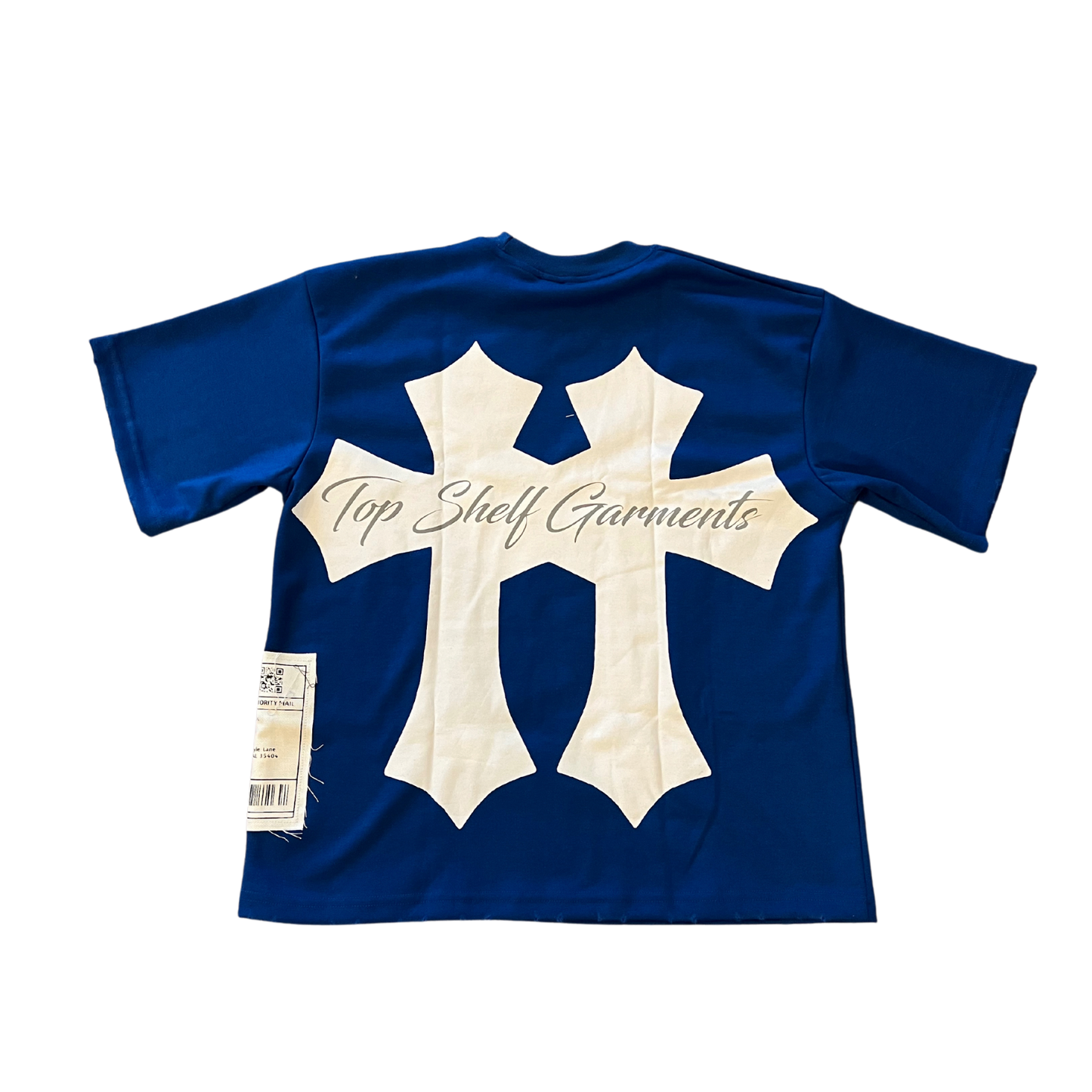 “KEEP FASHION HARD” TEE - Blue