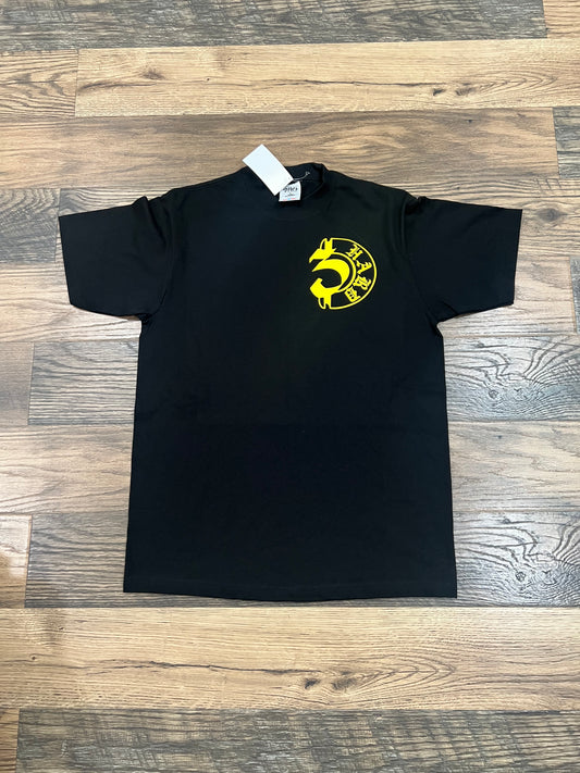 LAVISH Tee - Black/Yellow