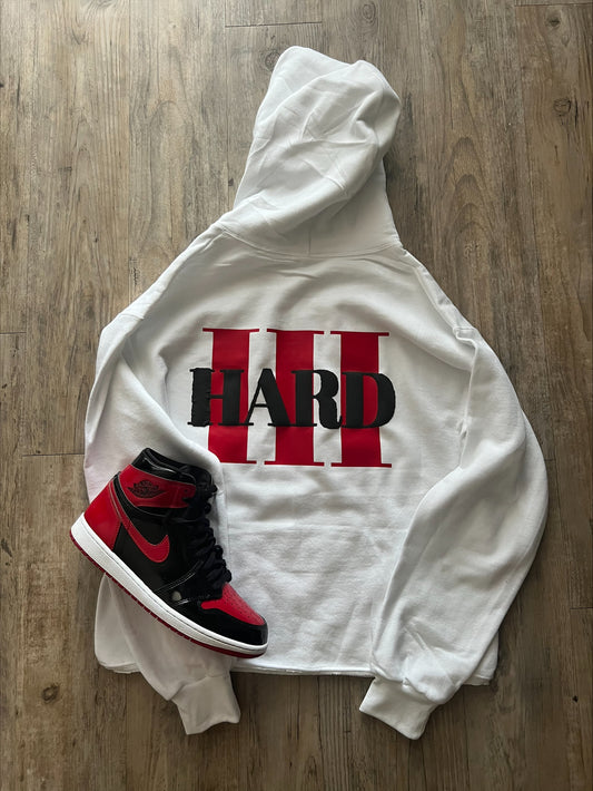Rich Off Motion Hoodie - White/Red