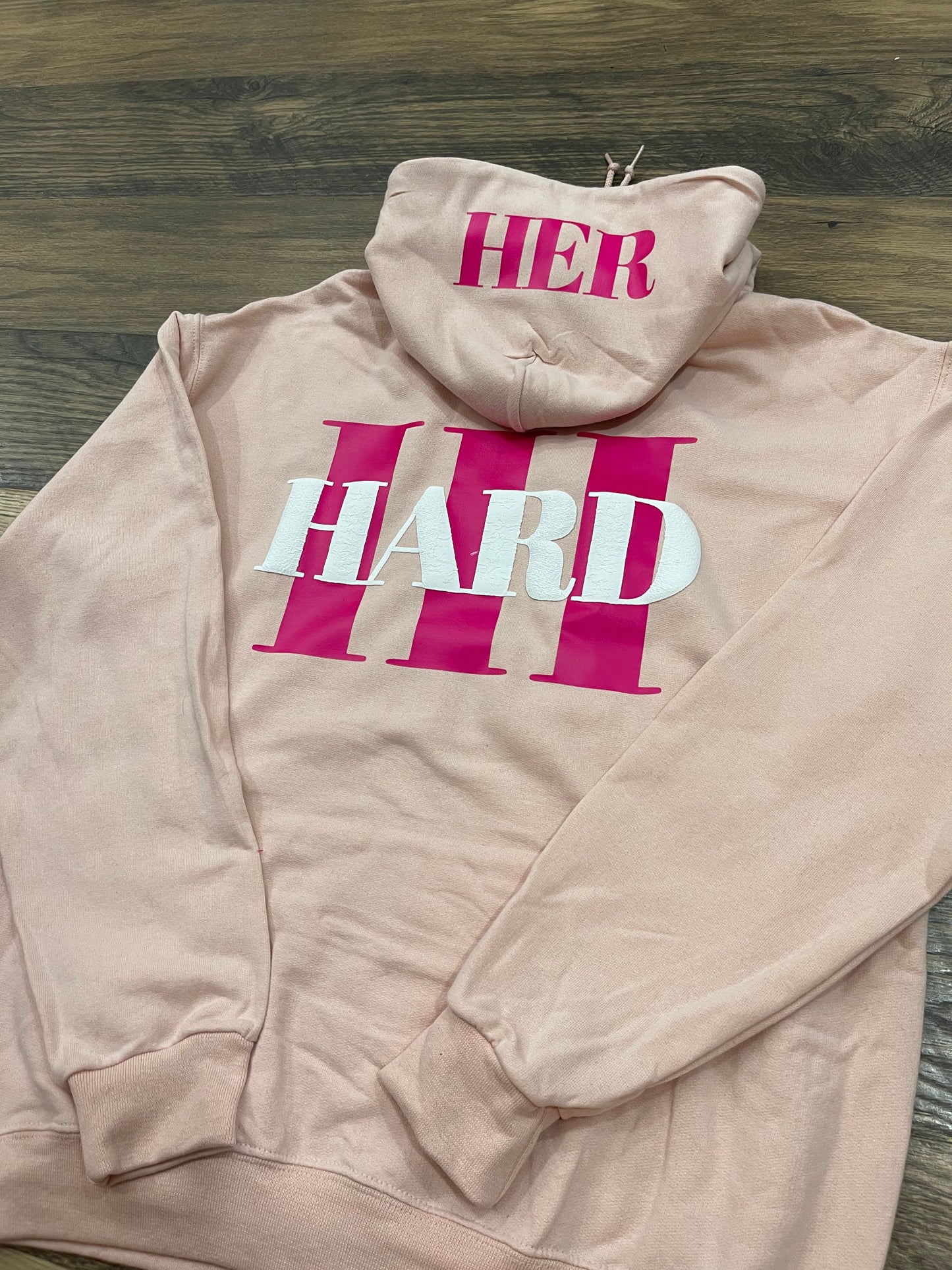 Rich off Motion Hoodie - HER- Light Pink & Hot Pink